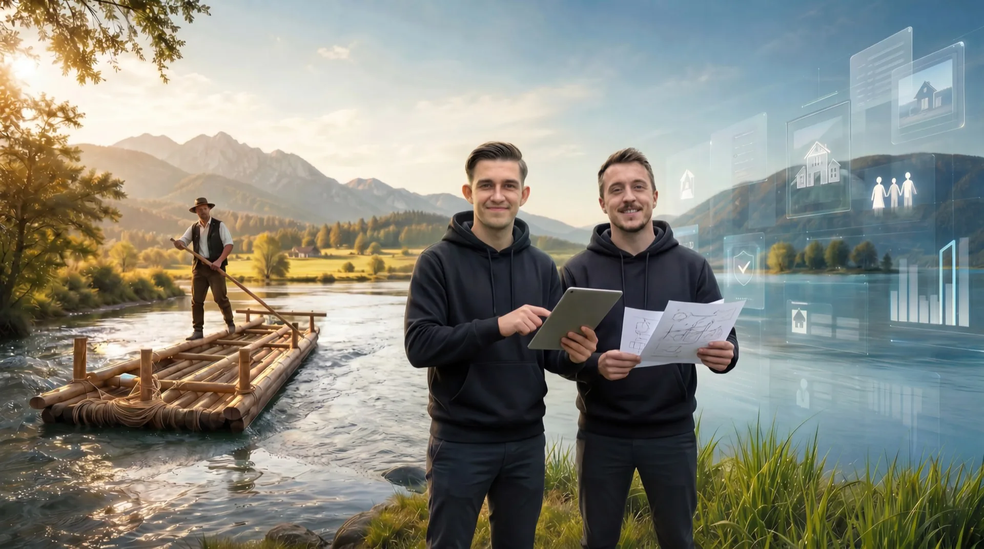 Mobile Versicherungsmakler am See im Ostallgäu mit digitalen Beratungselementen